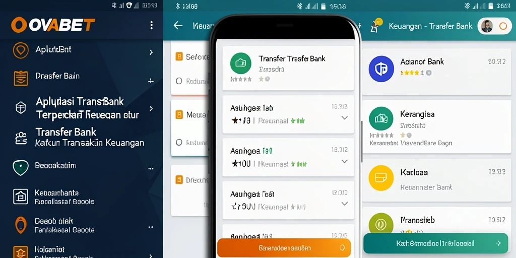 Antarmuka OVABET yang user-friendly memudahkan pengguna dalam melakukan transfer bank.