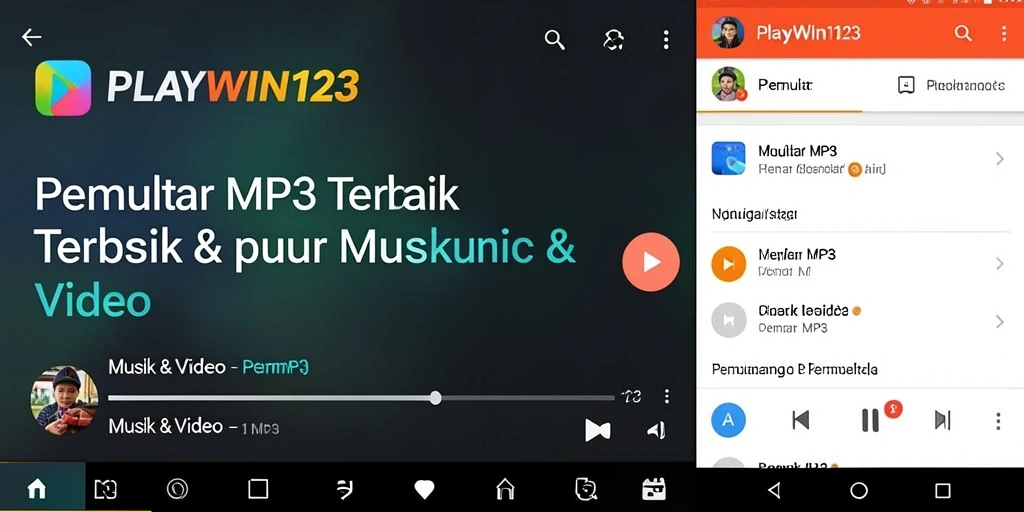 Tampilan antarmuka PLAYWIN123 yang sederhana dan fungsional.