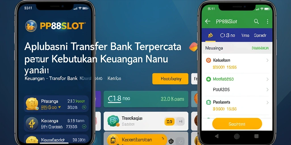Antarmuka aplikasi PP88SLOT yang sederhana dan fungsional untuk Transfer Bank.